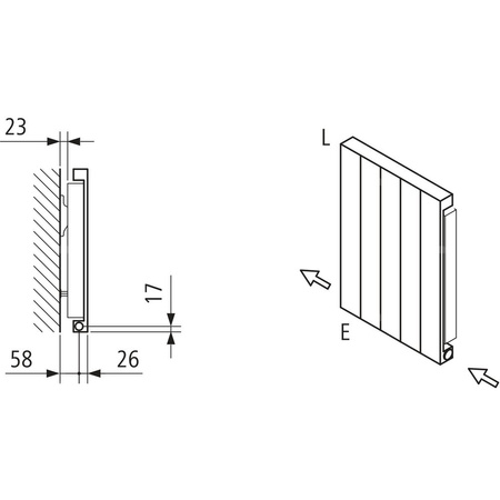 Grzejnik płytowy typ 11 KERMI HVN wym. 600 x 910 mm, kolor biały, moc 880 W