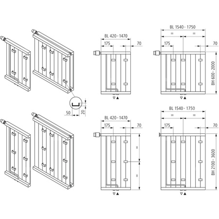 Grzejnik płytowy typ 11 KERMI HVN wym. 2200 x 1190 mm, kolor biały, moc 3478 W
