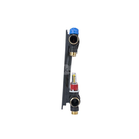 Rozdzielacz do ogrzewania podłogowego AFRISO ProCalida EF1 K 7-obieg. poliamid GZ 1'' x euroconus 3/4'' + przepływomierz + zawór napełn/spust