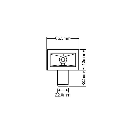 Odpływ prostokątny z komory zlewozmywaka