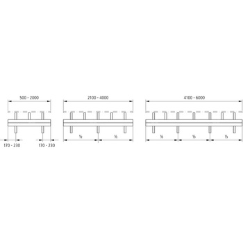 Kermi Bankkonsole Konvektor Typ43/44 L= 192 H =250, weiß