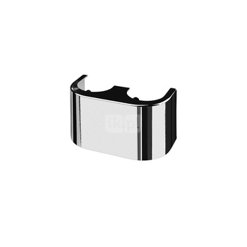 Pokrywa złącza śrubowego prosta chrom