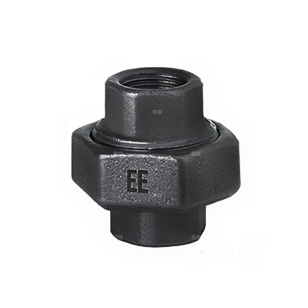 Śrubunek ODLEWNIA ZAWIERCIE U1/48oru/330oru żeliwo (czarne) 3/4'' (GW), z uszczelką