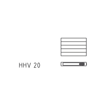 Grzejnik płytowy typ 20 KERMI V-HHV, z osłonami wym. 1400 x 1700 mm, kolor biały, moc 3468 W