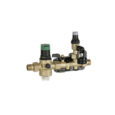 Zespół bezpieczeństwa, 3/4", gw. zewn., 10 bar, z reg. ciśnienia, bez śrubunków