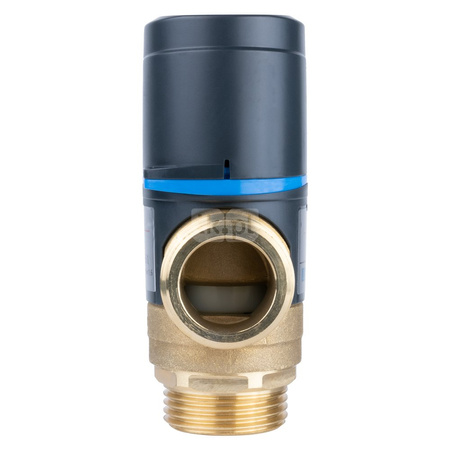 Zawór regulacyjny termostatyczny do wody ciepłej AFRISO ATM 361 ze śrubunkami mosiądz GZ 1'', DN 20, zakres temp. 20-43'C, Kvs 1.6 m3/h, maksymalna temperatura 90'C, maksymane ciśnienie 10 bar