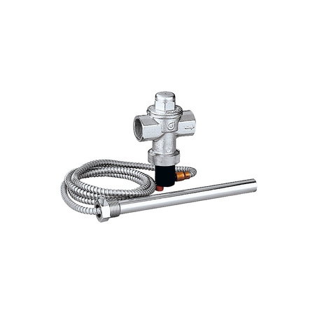 Zawór upustowy bezpieczeństwa termicznego do kotłów na paliwo stałe 3/4" GW niechromowany