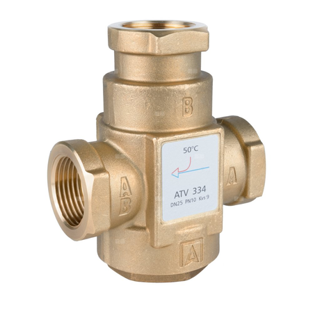Zawór bezpieczeństwa AFRISO ATV 334 mosiądz GW x GW 1''