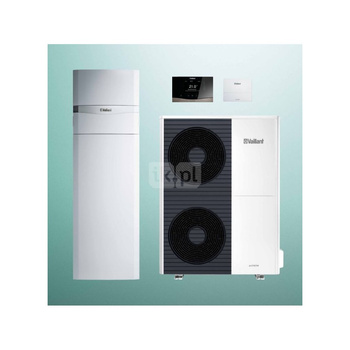 Pakiet Systemowy OZE - Pompa ciepła powietrze-woda split VAILLANT VWL 105/5AS aroTHERM 10.2 kW 400 V + Centrala grzewcza VWL 128/5IS + Regulator sensoCOMFORT VRC 720 + Moduł komunikacji internetowej VR 940f