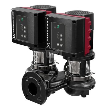 Pompa obiegowa GRUNDFOS TPE2 D 80-180 typu in-line z silnikiem znormalizowanym 50/60 Hz, moc silnika 2.2kW 4.03 A PN 6 3900 obr/min