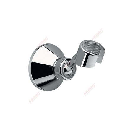 Uchwyt natryskowy punktowy, przegubowy, chrom