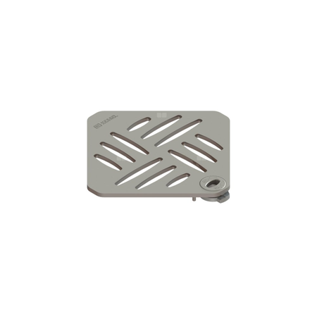 Kratka ze wzorem szczelinowym 120x120, stal nierdz., kl. L15