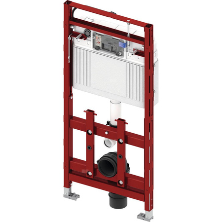 Stelaż podtynkowy do WC TECE lux, 1120 x 500 x 180 mm, regulowana wysokość, ze spłuczką