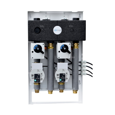 Zestaw Concept by Womix MIX-BOX 3 - z dwoma grupami GP-T MIX BOX 20 z pompami WILO Yonos Para 15/6