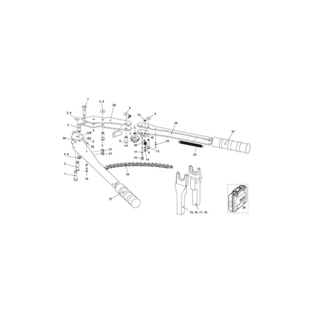 Zaciskarka TECE flex (obsługa ręczna) 14-32 mm