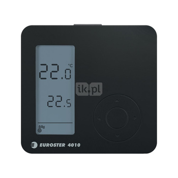 Regulator temperatury Euroster E4010, kolor czarny