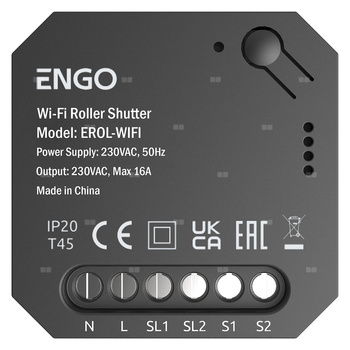 Sterownik Rolet Wi-Fi do systemu ENGO Smart podtynkowy