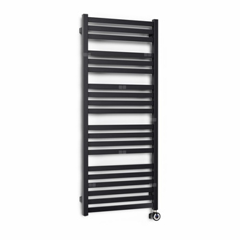 CONCEPT Grzejnik el. Malta 1710/500, czarny mat, podł ES, kabel prosty bez wtyczki z maskownicą