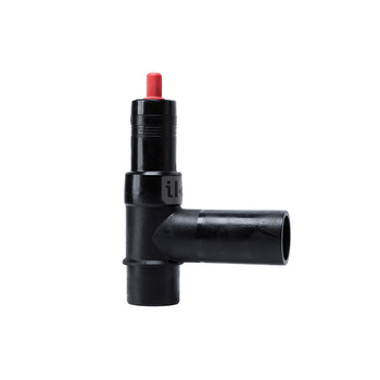 Zawór kątowy PE z nawietką bez odgałęzienia 63 x 32, Georg Fischer