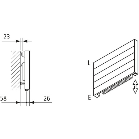 Grzejnik płytowy typ 11 KERMI HHN wym. 630 x 1500 mm, kolor biały, moc 1658 W