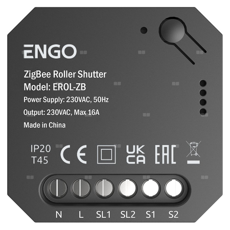 Sterownik Rolet ZigBee do systemu ENGO Smart podtynkowy
