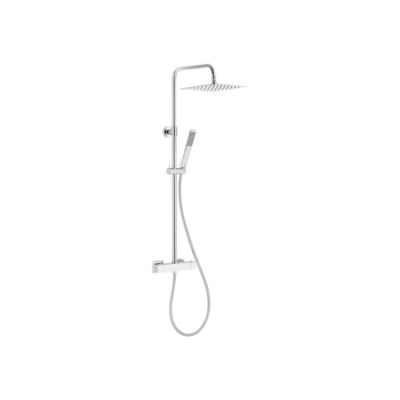 Zestaw natryskowy przesuwny KFA Armatura LOGON PREMIUM chrom, wąż 1500 mm, z deszczownicą