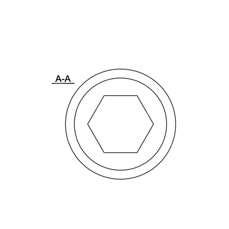Przedłużka RUMET mosiądz 3/8'' x 3/8'' (GW x GZ), 20 mm