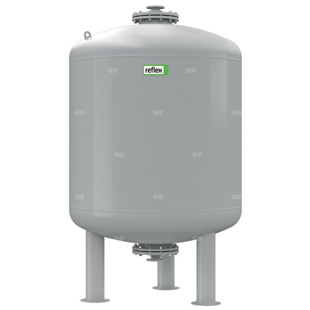 Ciśnieniowe naczynia przeponowe do instalacji grzewczych, chłodniczych i solarnych Reflex V 3000 10 bar / 110 st.C szare