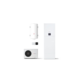 Pompa ciepła powietrzna GeniaAir Split HA 3-8.2 OS 230V + Centrala grzewcza HA STB B5 + Zbiornik buforowy WN RW 50 + Regulator SRC 720 + Moduł internetowy