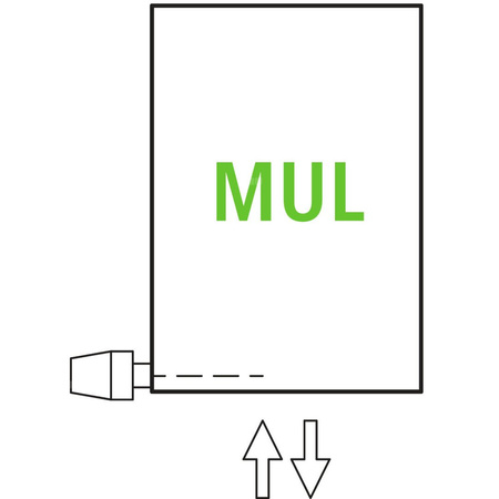 Grzejnik płytowy typ 22 KERMI V-HVV wym. 1200 x 630 mm, kolor biały, moc 1769 W