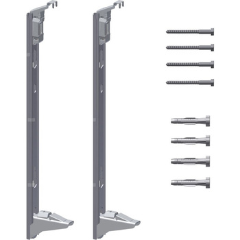 Zestaw szyn ściennych Kermi wys. 954 mm do profilowanych grzejników płytowych