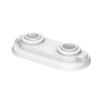 Rozeta FLAMCO MEIBES do rury 15 mm, wysokość: 18 mm, tworzywo sztuczne (9010)