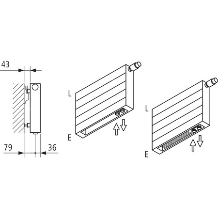 Kermi V ściana grzewcza HHV20 910x72x4200mm