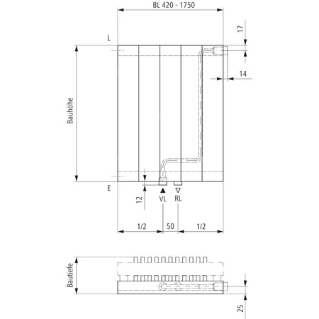 Grzejnik płytowy typ 22 KERMI V-HVV wym. 2200 x 980 mm, kolor biały, moc 4449 W