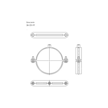 Obejma tryskaczowa DN 159 (157-163mm) DN-159-PP