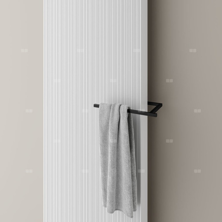 Grzejnik dekoracyjny Kermi®Bryce® V100 2000x450x103, moc 1799W podłącz. 99, RAL 9005 SFE