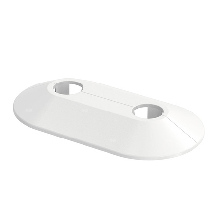 Rozeta FLAMCO MEIBES do rury 16 mm, wysokość: 12 mm, tworzywo sztuczne (9016)