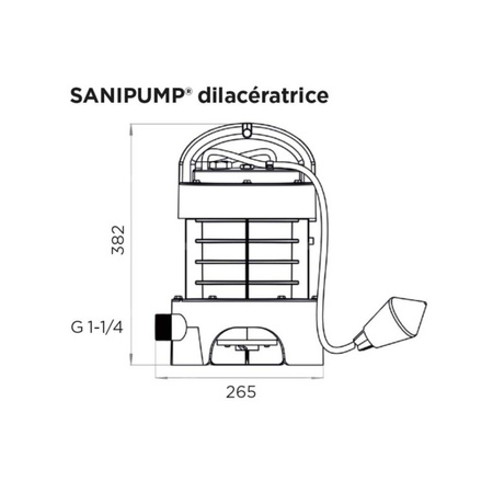 SANIPUMP - Pompa zanurzeniowa