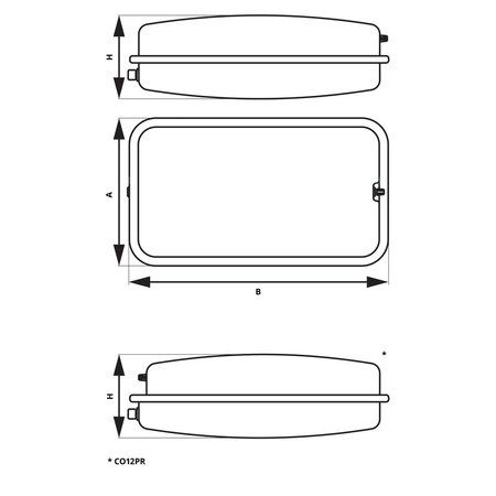 Naczynie płaskie do CO RP200/12