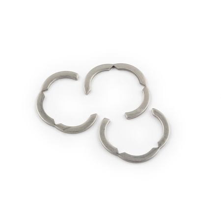 Pierścień zabezpieczający pierścień typu c TUCAI RIVER INOX stal nierdzewna (stan surowy)16 mm do wałów/osi