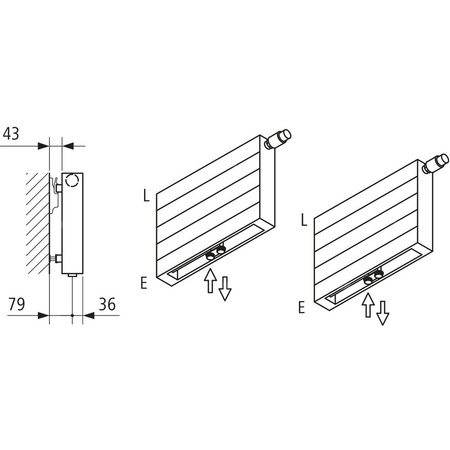 Kermi ściana grzewcza HHV22 630x122x3600 pozioma,RAL9016,6bar,bez osł.,prawa,L260
