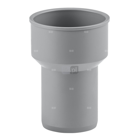 Złączka do rur metalowych MAGNAPLAST HT PLUS HTS, PP (szary), DN 40 (ww x ww), do kanalizacji