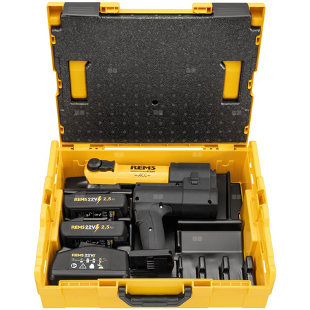 REMS Akku-Press E 22V ACC Basic-Pack L-Boxx +Aku. 2,5 Ah