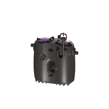 Separatory tłuszczu EasyClean free Basic Direct NS 2 Lewy z urządzeniem do napełniania