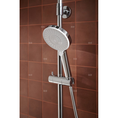 OTAVA DESZCZOWNIA Z BATERIĄ NATRYSKOWĄ, CHROM