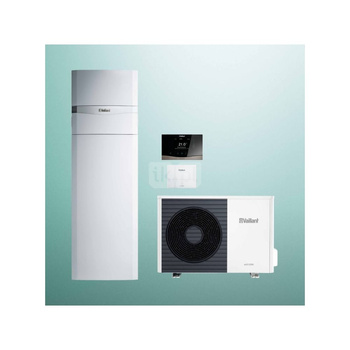 Pakiet Systemowy OZE - Pompa ciepła powietrzna powietrze-woda monoblok VAILLANT VWL 75/6A aroTHERM plus 7 kW 400 V + Centrala grzewcza uniTOWER VIH QW 190/6E + Moduł komunikacji internetowej VR 940f + Regulator sensoCOMFORT VRC 720