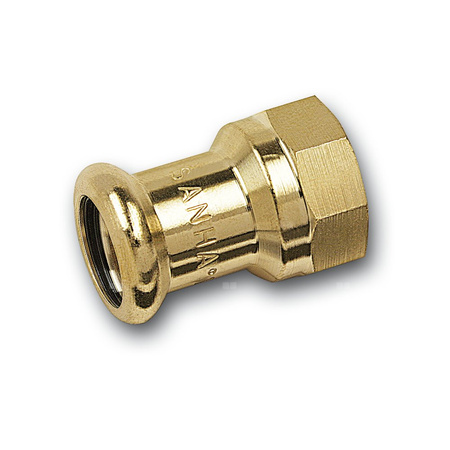 Mufa SANHA PURAPRESS, brąz, 42 mm x 1 1/2'' (zw x GW)