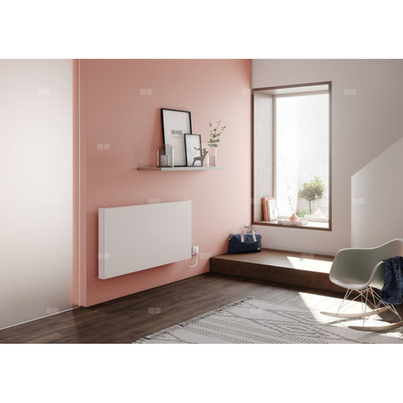 Kermi®X-therm® +e Plan 21 600x600 lewo max. P 750, RAL9016, SK 2, bez wtyczki