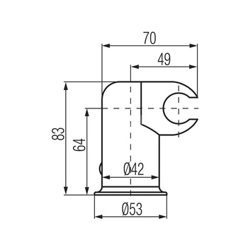 Uchwyt punktowy do słuchawki