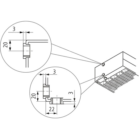 Konwektor Kermi Kon m. Str. Typ44 BH140x255x3800mm QN5214, weiß, 6bar, o. Abd., AB Uni.